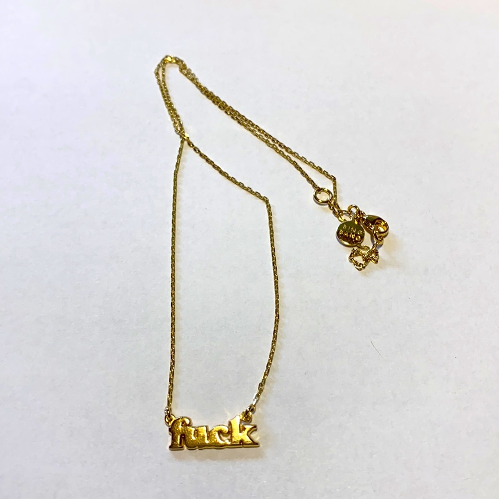 Bing Bang Jewelry F*ck Necklace!